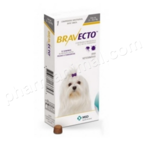 Bravecto Chien 2 4 5 Kg 1 Cpr Vrac O Bravecto Pharmanimal Parapharmacie Pour Animaux