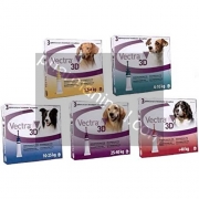 VECTRA 3D CHIEN (25-40)        	plaq/4    	sol ext